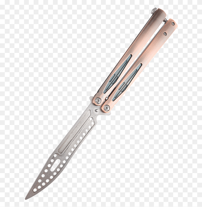 640x801 Unbladed Csgo Butterfly Knife Folding Knife Fine All Steel Utility Knife, Blade, Weapon, Weaponry HD PNG Download