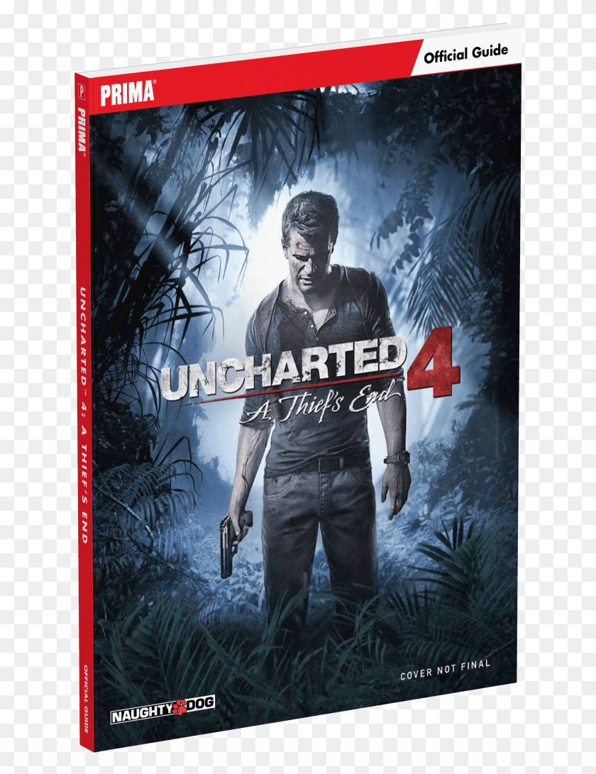632x1031 Uncharted 4 Guide Nathan Drake Uncharted 4 Poster, Person, Human, Advertisement HD PNG Download