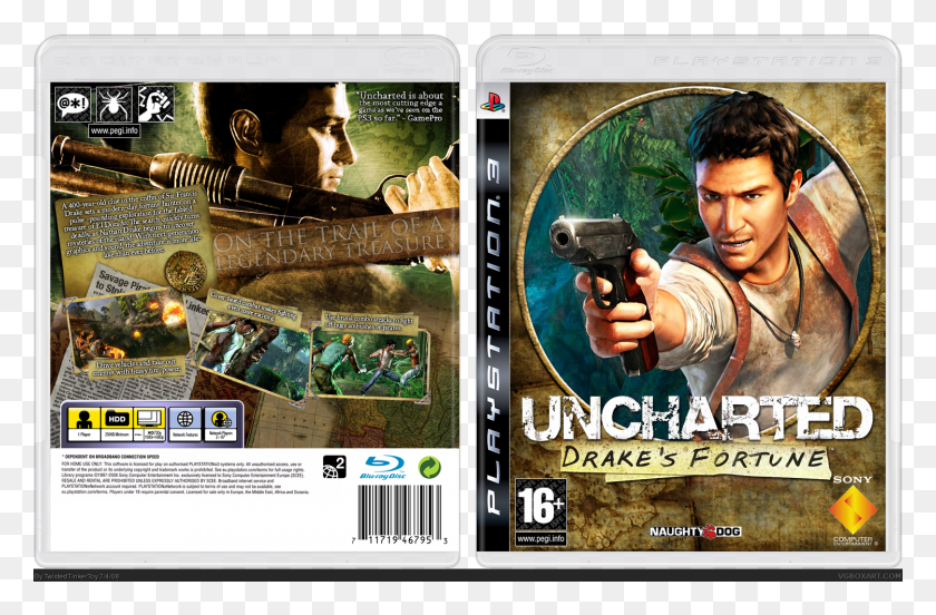 1500x947 Uncharted Drake39s Fortune Original, Person, Human, Gun HD PNG Download