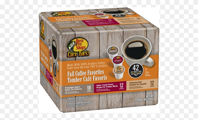 512x448 Uncle Buck39s 42 Count Pods Bass Pro Shops Uncle Buck39s Fall Coffee, Box, Label, Text HD PNG Download