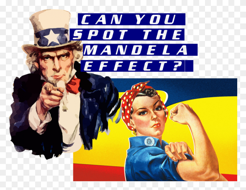 903x682 Uncle Sam Amp Rosie Riveter Changed By The Mandela Effect Your Country Needs You Man, Person, Human, Advertisement HD PNG Download
