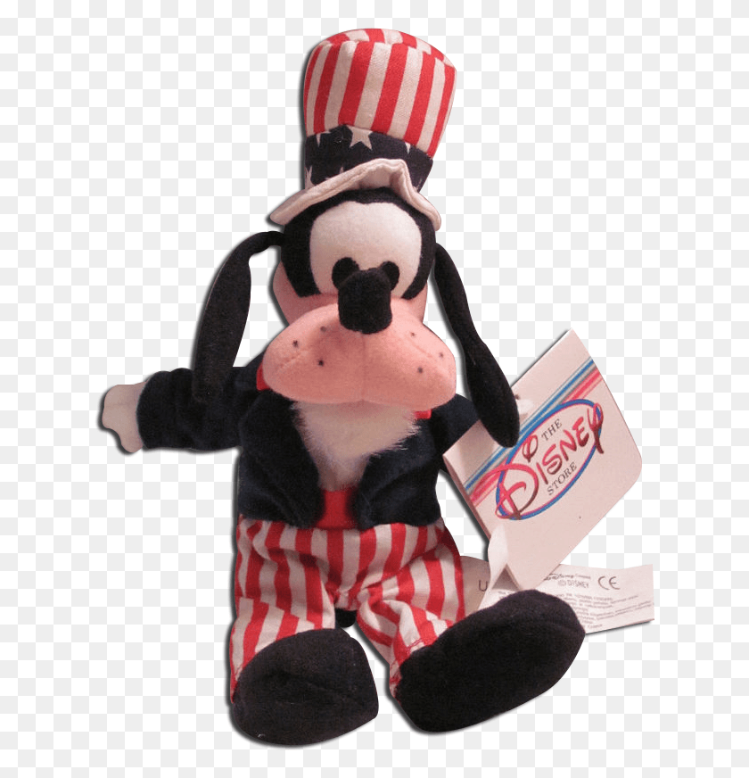 629x812 Uncle Sam Goofy Disney Plush Doll Patriotic Disney Prince Phillip Plush, Toy, Figurine, Cake HD PNG Download