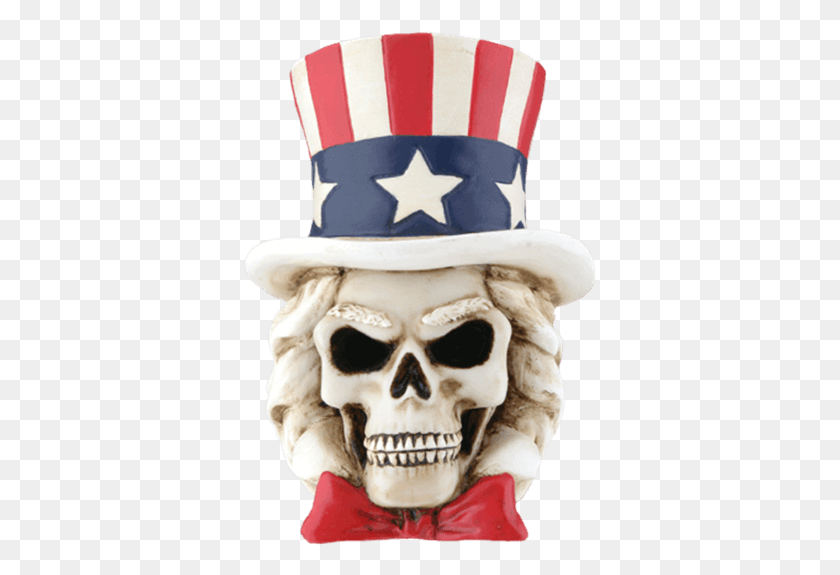 353x515 Uncle Sam Skull Uncle Sam, Symbol, Clothing, Apparel HD PNG Download