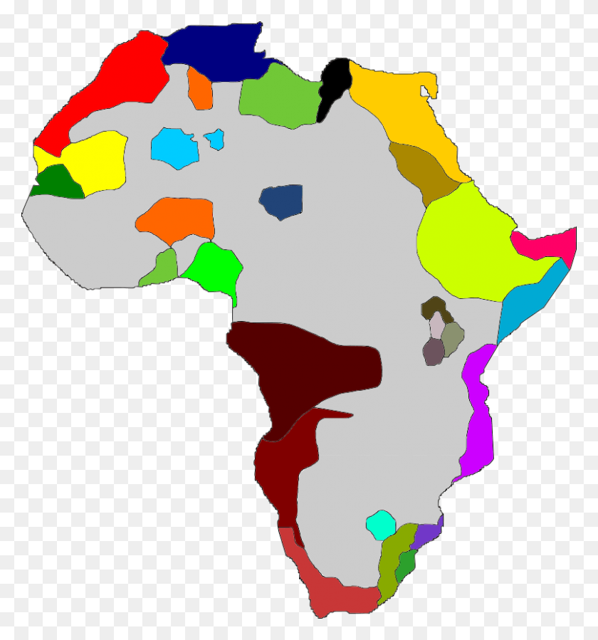 806x867 Uncolonized Africa Map, Plot, Diagram, Atlas HD PNG Download