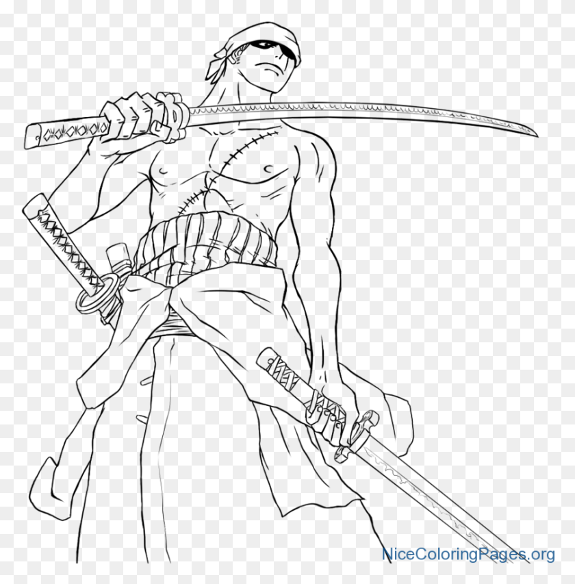 840x855 Unconditional Zoro Coloring Pages Imagination, Gray, World Of Warcraft, Outdoors HD PNG Download