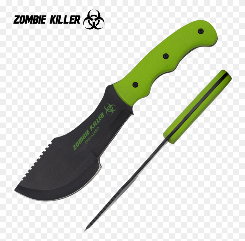 752x766 Undead Survival Knives Biohazard Symbol, Weapon, Weaponry, Knife HD PNG Download