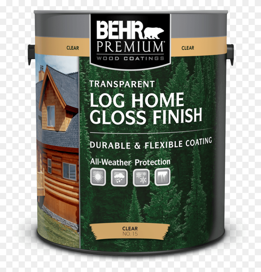 1214x1267 Undefined Behr Premium Transparent Waterproofing Wood Finish, Label, Text, Tin HD PNG Download
