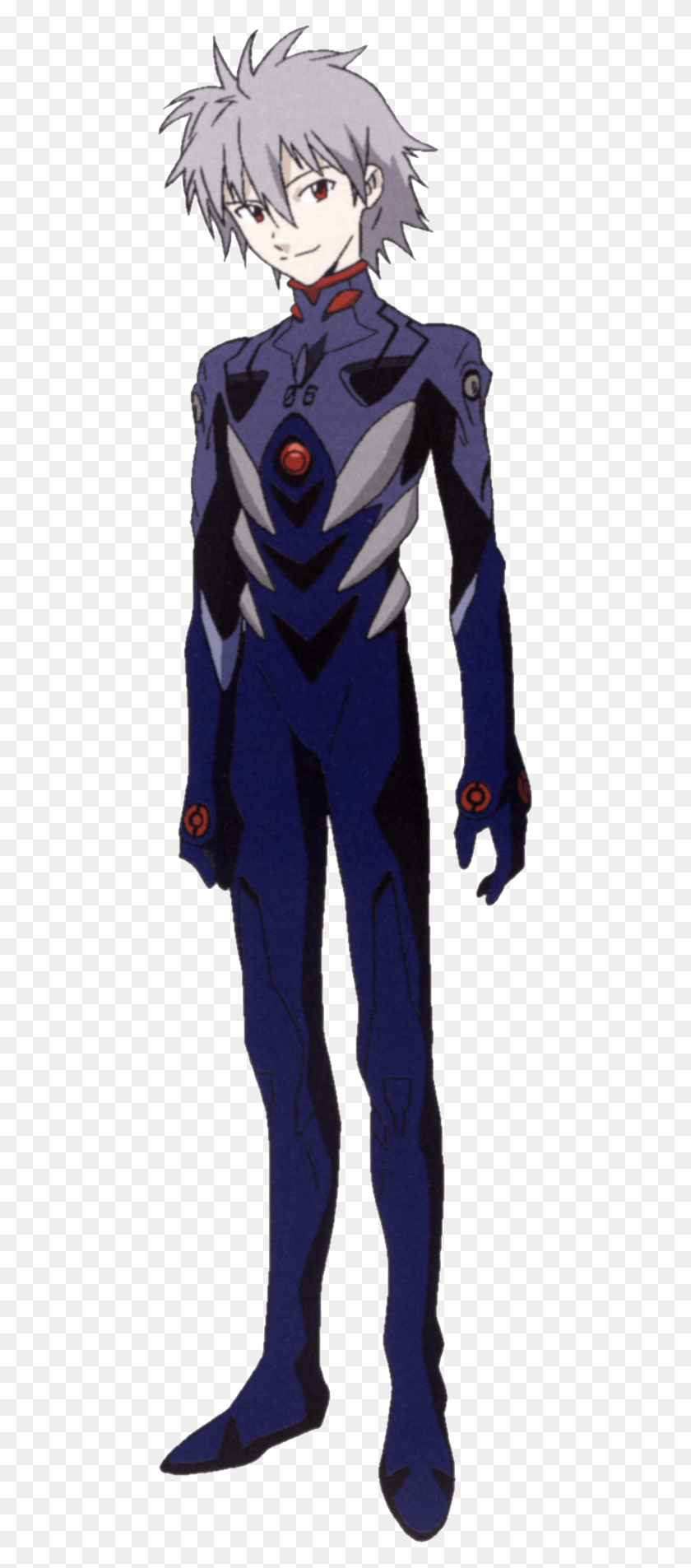 456x1845 Undefined Kaworu Plugsuit, Clothing, Apparel, Person HD PNG Download