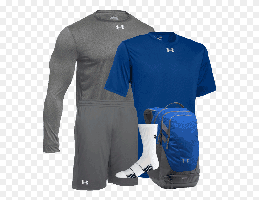 564x589 Descargar Png / Under Armour Men39S Team Packages, Camiseta, Ropa, Manga Hd Png