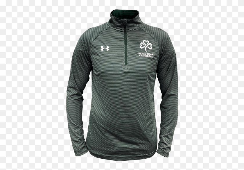 389x525 Under Armour Men39s Team Tech Stripe 14 Zip Sacred, Clothing, Apparel, Sleeve HD PNG Download
