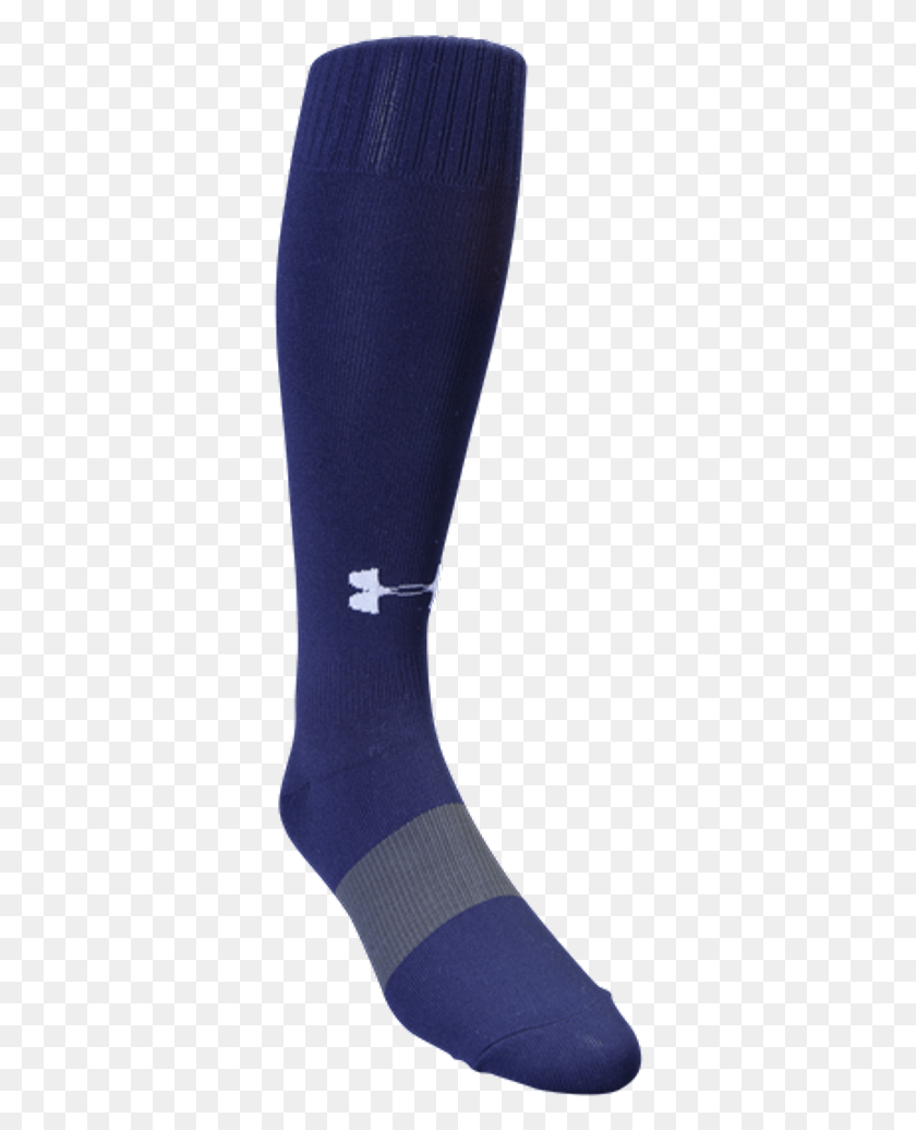 340x976 Under Armour Soccer Over The Calf Socks Navy For Orange Sock, Shoe, Footwear, Clothing HD PNG Download