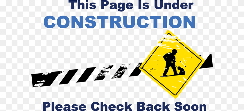 Under Construction, Sign, Symbol, Person, Road Sign Sticker PNG