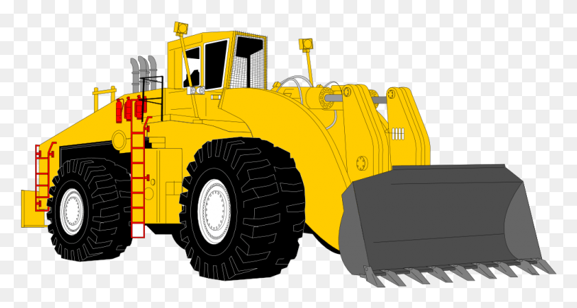 1000x500 Under Construction Clipart Construction Clipart Construction Bulldozer Clip Art, Tractor, Vehicle, Transportation HD PNG Download