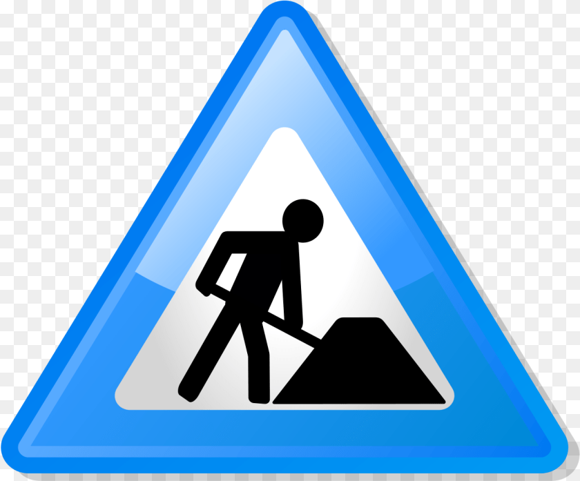 1206x1000 Under Construction Icon, Sign, Symbol, Triangle, Road Sign Clipart PNG
