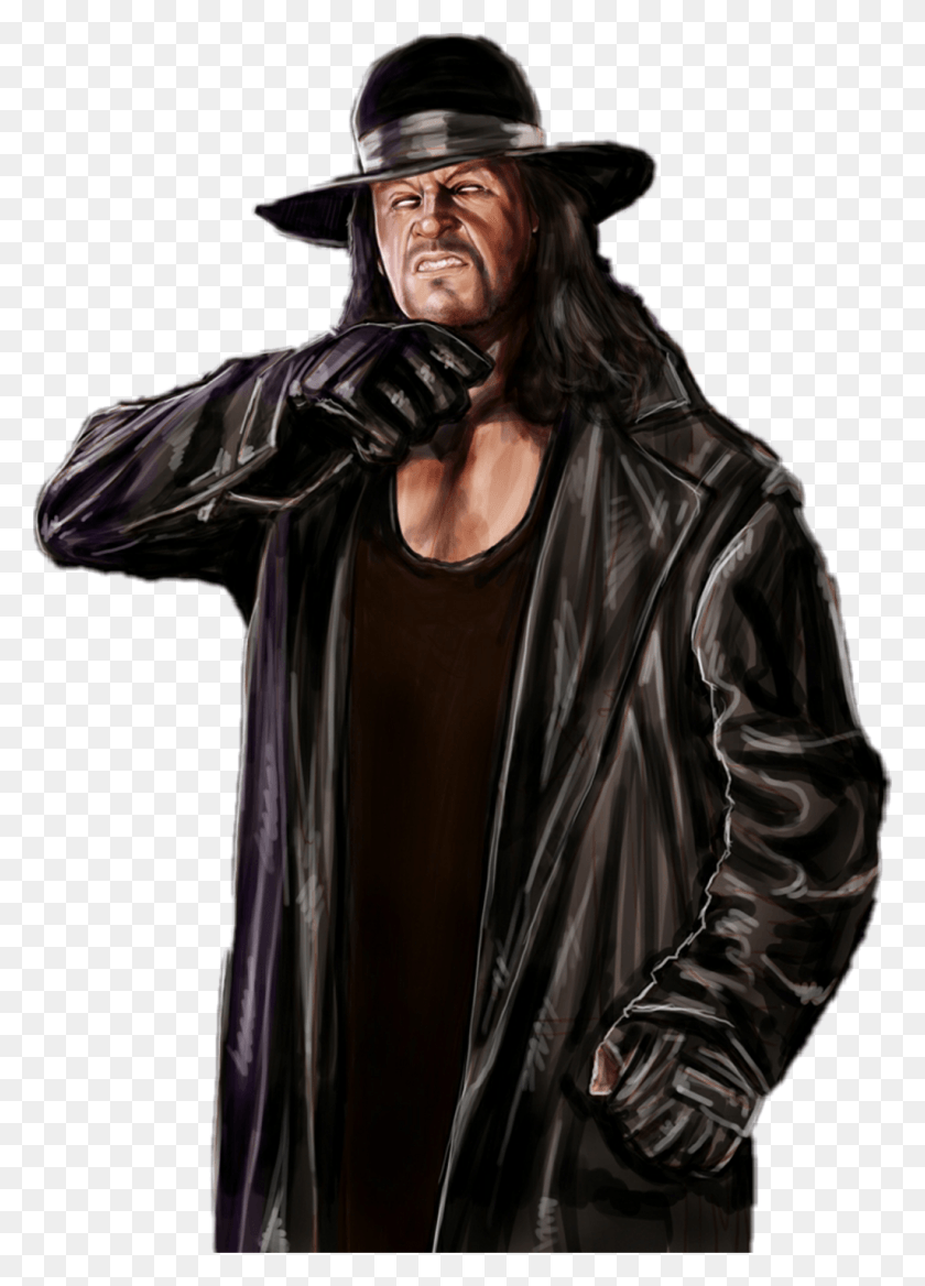 1024x1455 Undertaker Sticker Stone Cold Vs Undertaker, Clothing, Apparel, Jacket HD PNG Download
