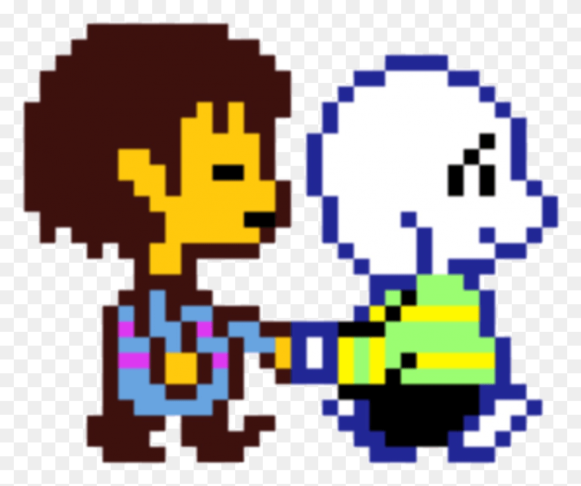 1024x845 Undertale Asriel Frisk Pacman Pixel Gif, Pac Man, First Aid HD PNG Download