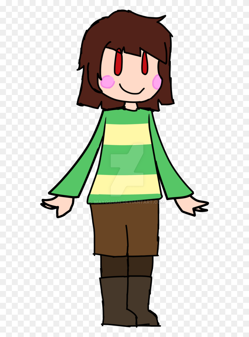 572x1075 Undertale Chara, Sleeve, Clothing, Apparel HD PNG Download