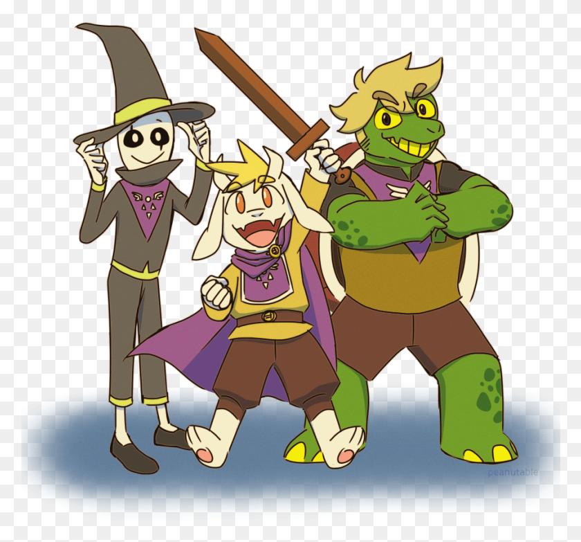 901x836 Undertale Deltarune Asgore Toriel And Their Friends Cartoon, Person, Human, People HD PNG Download