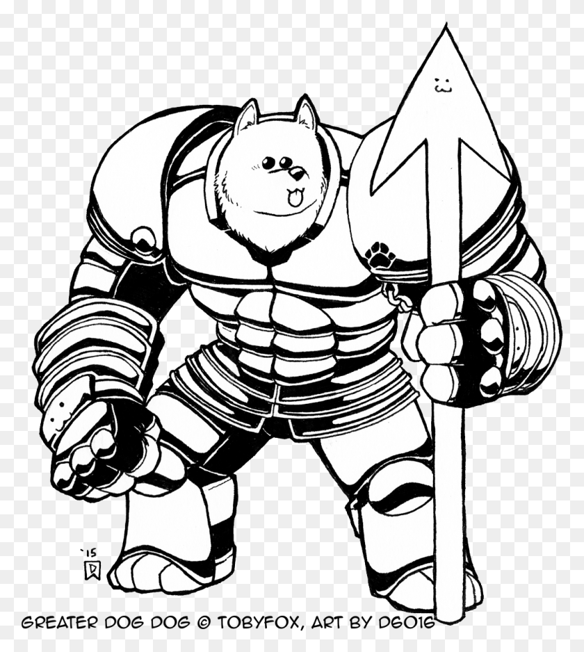 1051x1184 Undertale Greater Dog Cartoon, Knight HD PNG Download