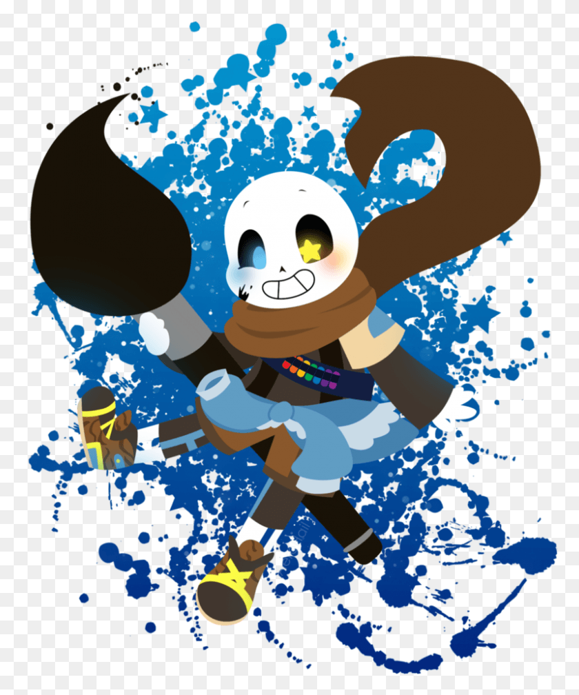 798x970 Undertale Images Ink Sans Wallpaper And Background Ink Sans, Graphics, Outdoors HD PNG Download