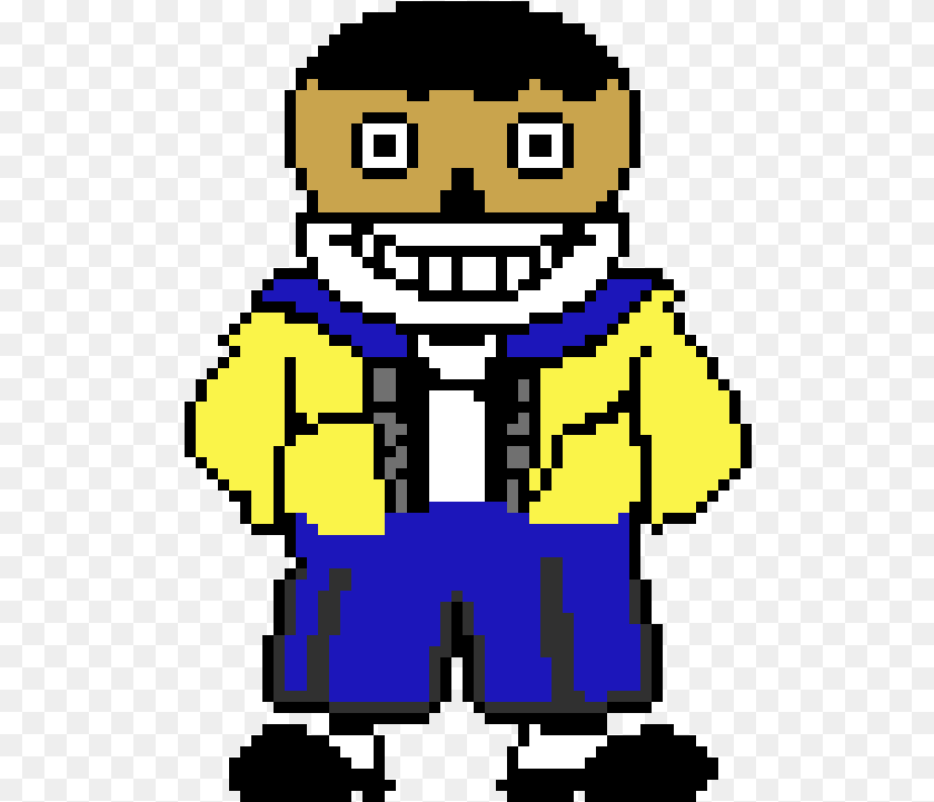 Undertale Sans, Qr Code Sticker PNG