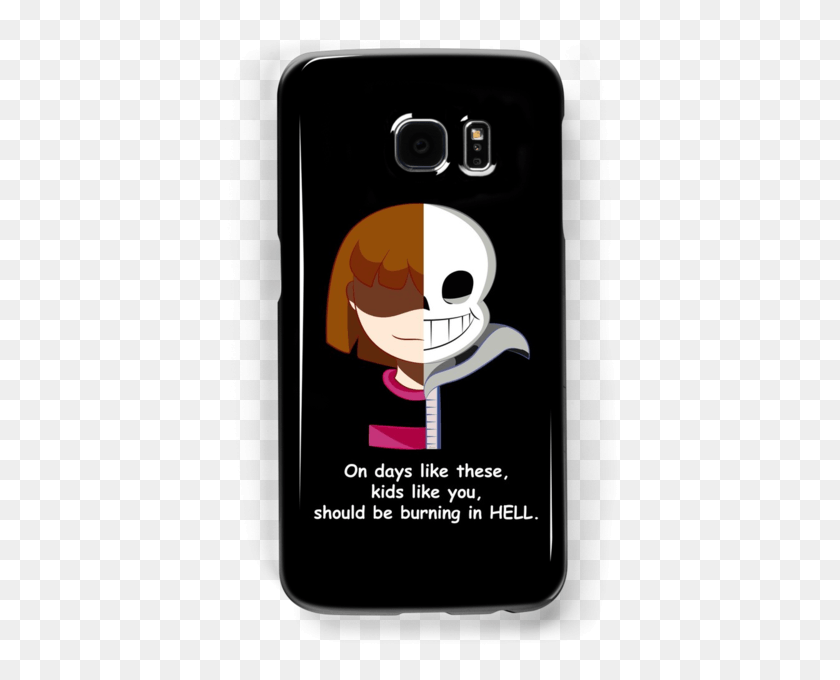 408x620 Undertale Sans Vs Frisk By Zariaa Anvil Adult Triblend T Shirt, Mobile Phone, Phone, Electronics HD PNG Download
