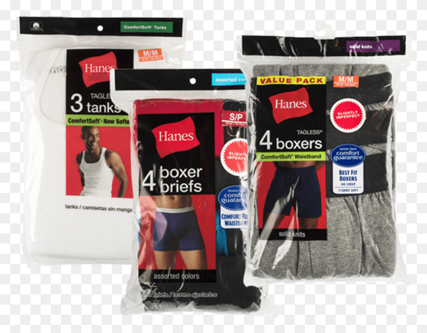903x690 Underwear Below Wholesale Prices On Hanes Underwear Men Underwear Store Packaging, Clothing, Apparel, Person HD PNG Download