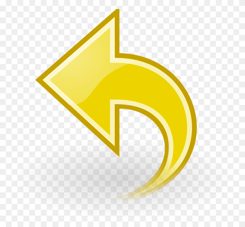 743x719 Undo Arrow Redo Play Go Forward Start Yellow Cliprt Undo, Logo, Symbol, Trademark HD PNG Download