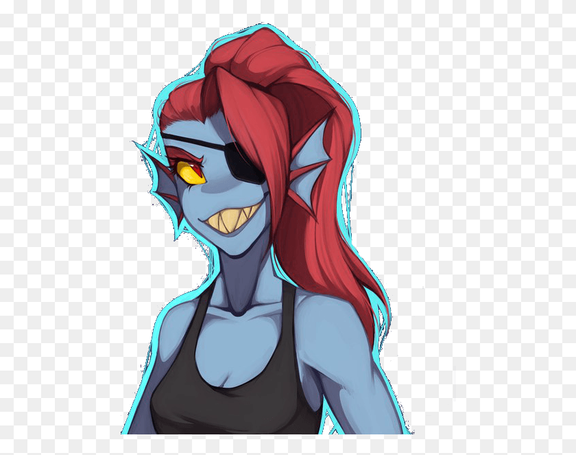 490x603 Undyne, Graphics, Person HD PNG Download