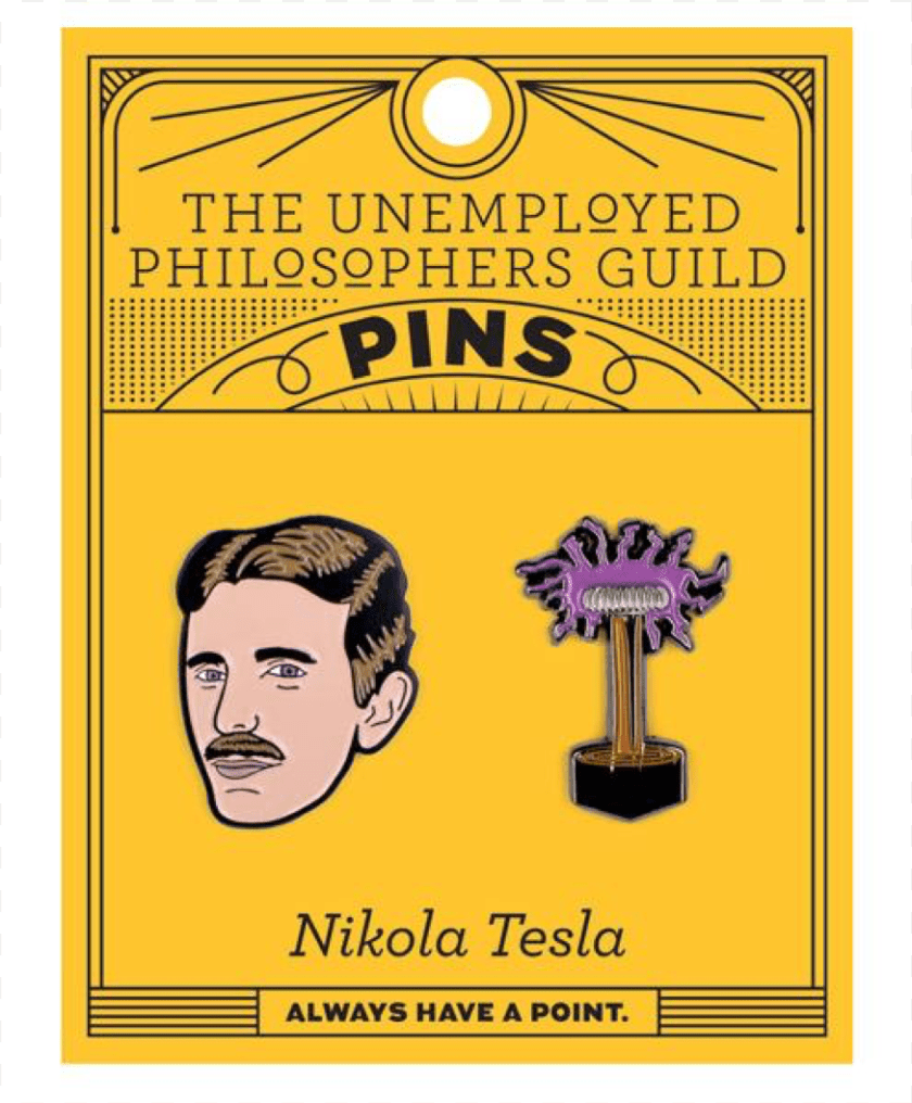 Unemployed Philosophers Guild Pin, Advertisement, Poster, Face, Head PNG