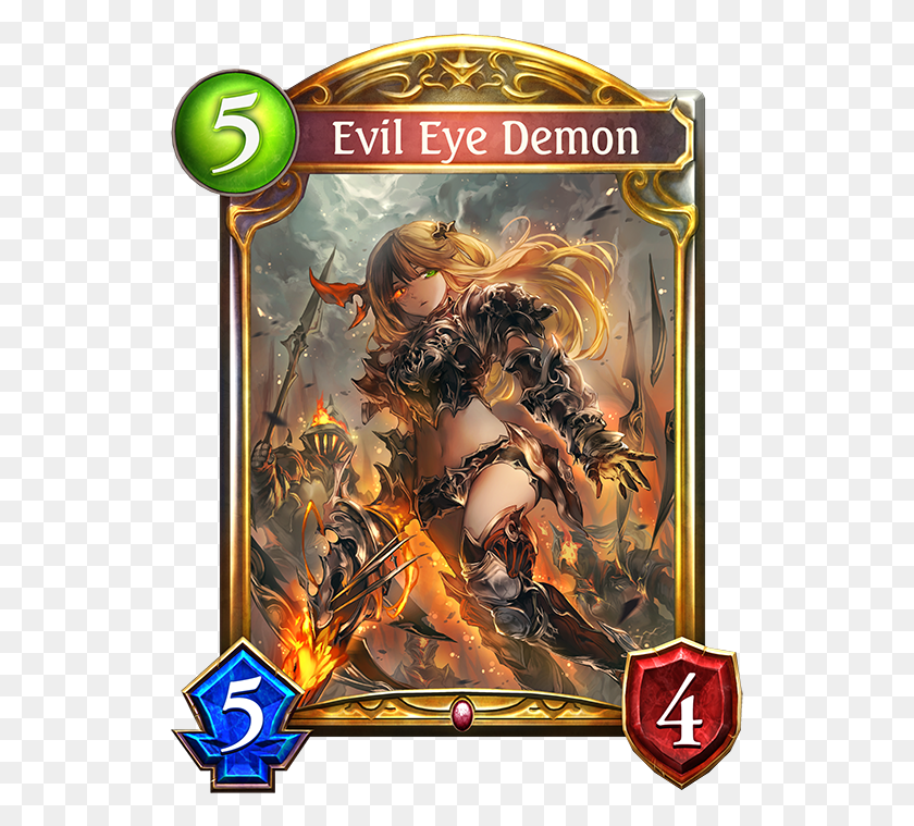 527x699 Unevolved Evil Eye Demon Evil Eye Demon Shadowverse, Poster, Advertisement, Person HD PNG Download