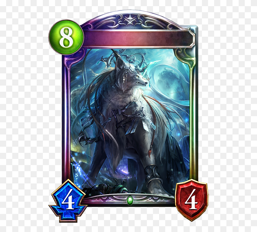 527x699 Unevolved White Wolf Of Eldwood Shadowverse Wolf, Horse, Mammal, Animal HD PNG Download