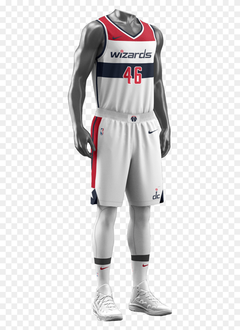 367x1093 Unfortunately Relatively Few Photos Accompanied Washington Wizards The District Jersey, Shorts, Clothing, Apparel HD PNG Download