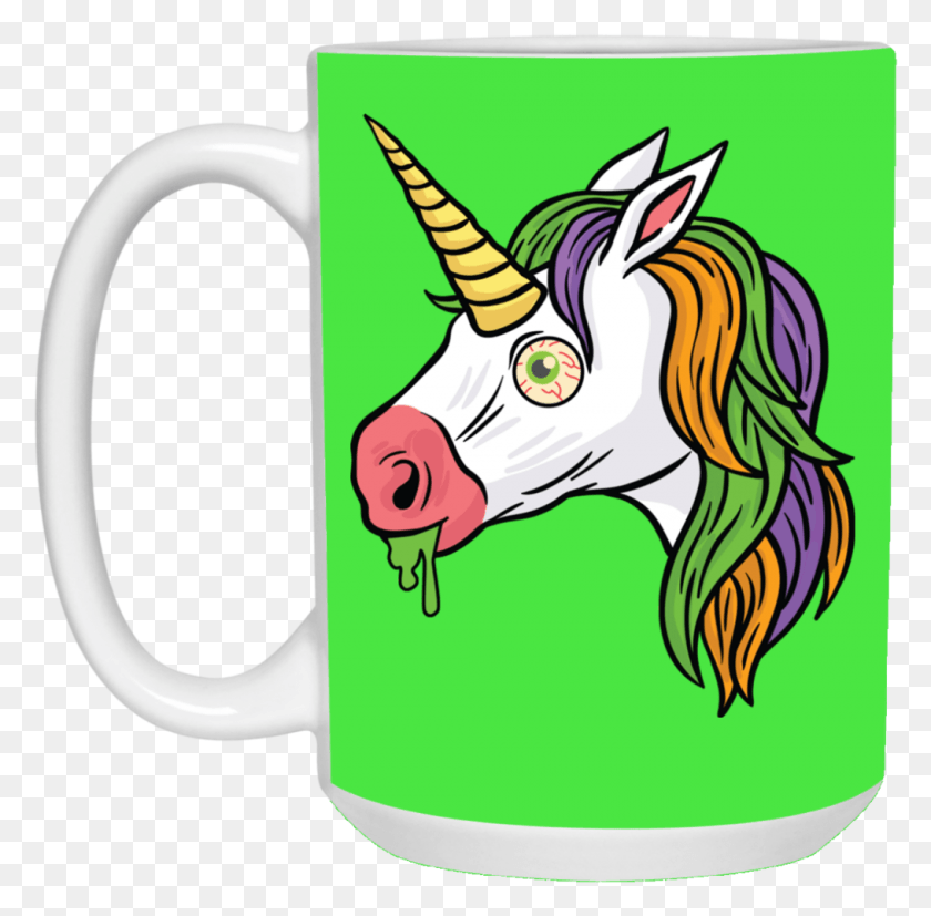 1014x998 Unicorn Clipart Halloween Lukisan Unicorn, Coffee Cup, Cup, Mammal HD PNG Download