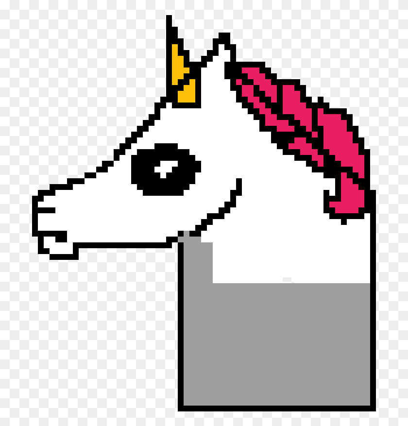 709x817 Descargar Png / Unicornio Emoji, Cruz, Símbolo, Texto Hd Png