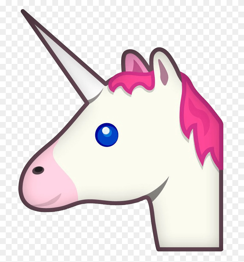 722x842 Descargar Png / Unicornio Emoji Png