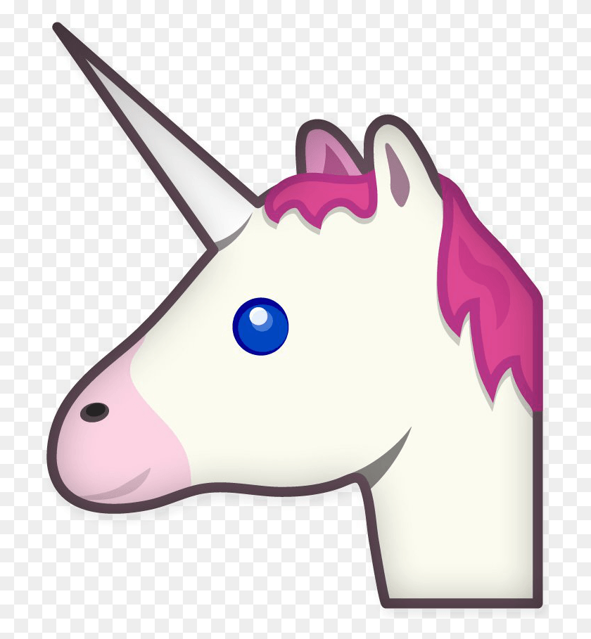 723x849 Unicorn Profile Emoji Unicorn Emoji No Background, Mammal, Animal, Graphics HD PNG Download