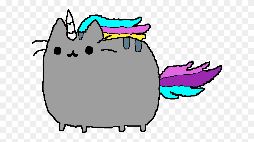 631x411 Unicorn Pusheen The Colors Are Different From First Unicorn Pusheen Colors, Bag, Animal HD PNG Download