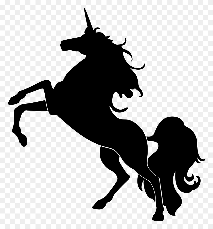 2148x2318 Unicorn Silhouette 5 Icons Unicorn Silhouette, Gray, World Of Warcraft HD PNG Download