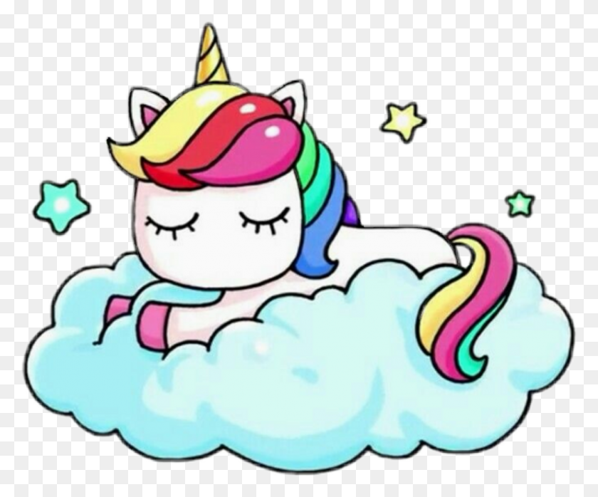 1024x838 Unicorn Sticker Draw A Unicorn On A Cloud, Nature, Outdoors, Snow HD PNG Download