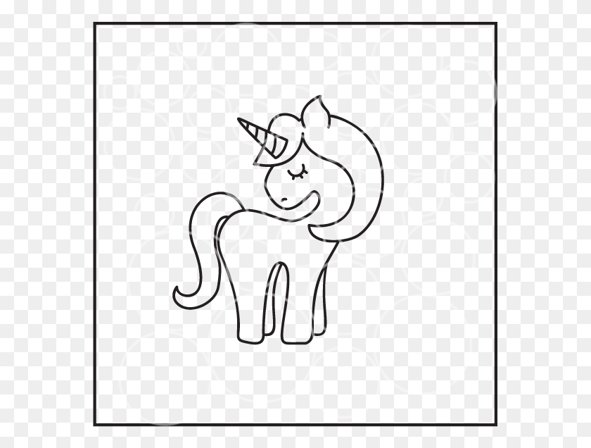 576x576 Descargar Png / Unicornio De Dibujos Animados Png