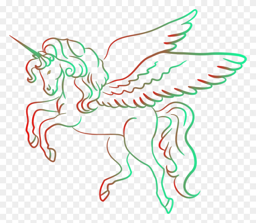 873x750 Unicorns Transparent Drawn Unicorn Drawing Images With Colour, Toy, Kite, Graphics HD PNG Download