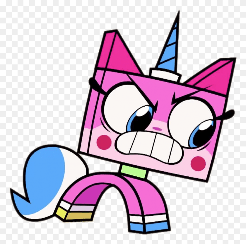 983x975 Unikitty Angry, Bulldozer, Tractor HD PNG Download