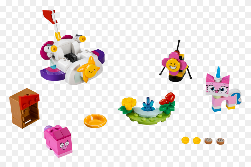 2252x1438 Descargar Png Unikitty Cloud Car Unikitty Legos, Kart, Vehículo, Transporte Hd Png