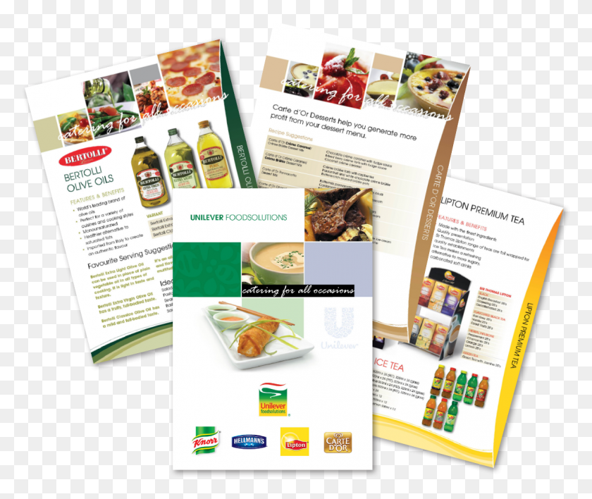 1149x956 Descargar Png / Unilever Foodsolutions Flyer, Cartel, Papel, Publicidad Hd Png
