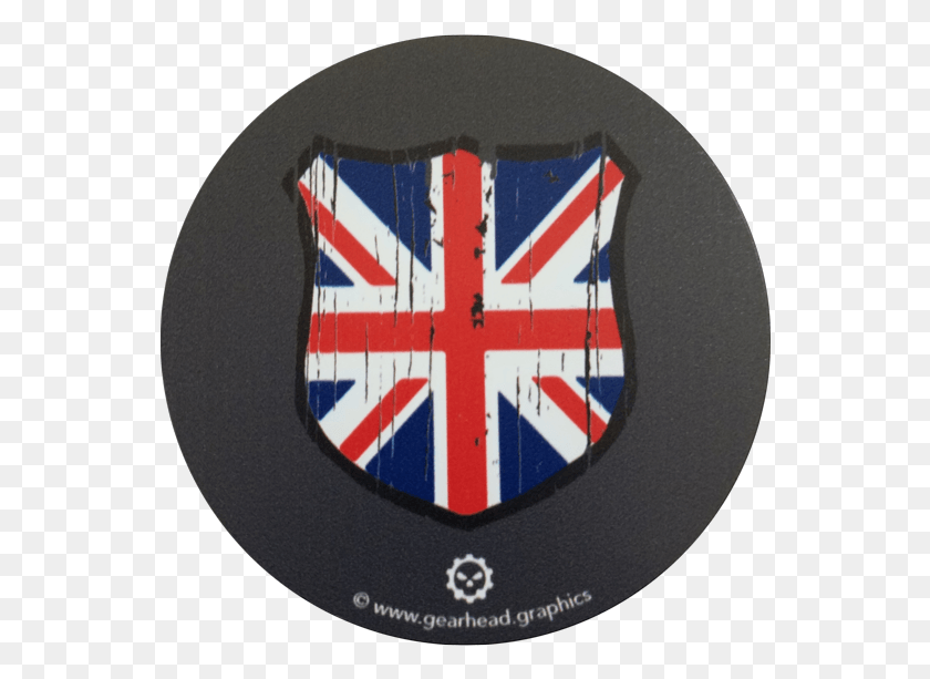 554x553 Union Jack British Flag Shield Coat Of Arms 3 Magnetic Uk Flag Seal, Armor, Symbol, Logo HD PNG Download