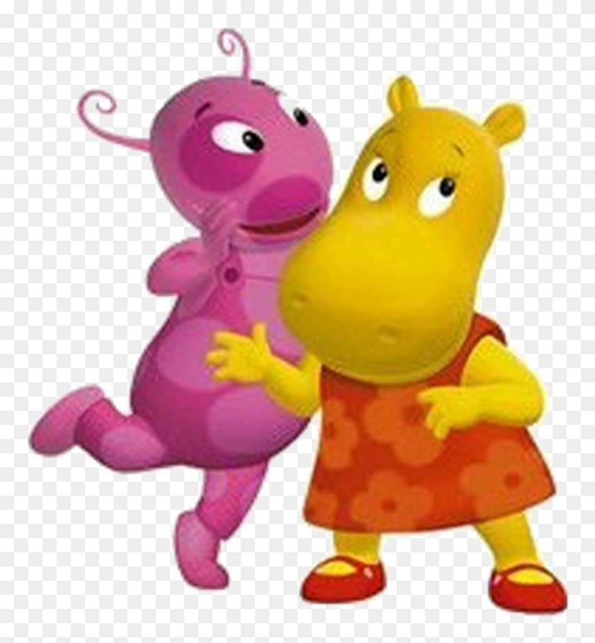915x995 Uniqua And Tasha The Backyardigans Unique From The Backyardigans, Toy, Animal, Reptile HD PNG Download
