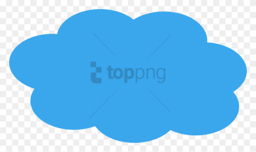 850x481 Unique Clouds Clipart Image With Transparent Blue Cloud Vector, Cushion, Heart, Rubber Eraser HD PNG Download