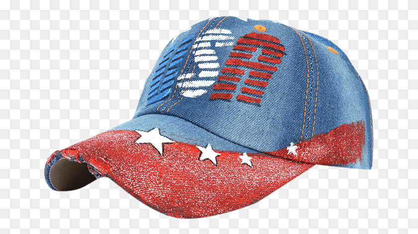 665x411 Unique Star Pattern Hand Drawing Baseball Hat Baseball Cap, Clothing, Apparel, Cap HD PNG Download