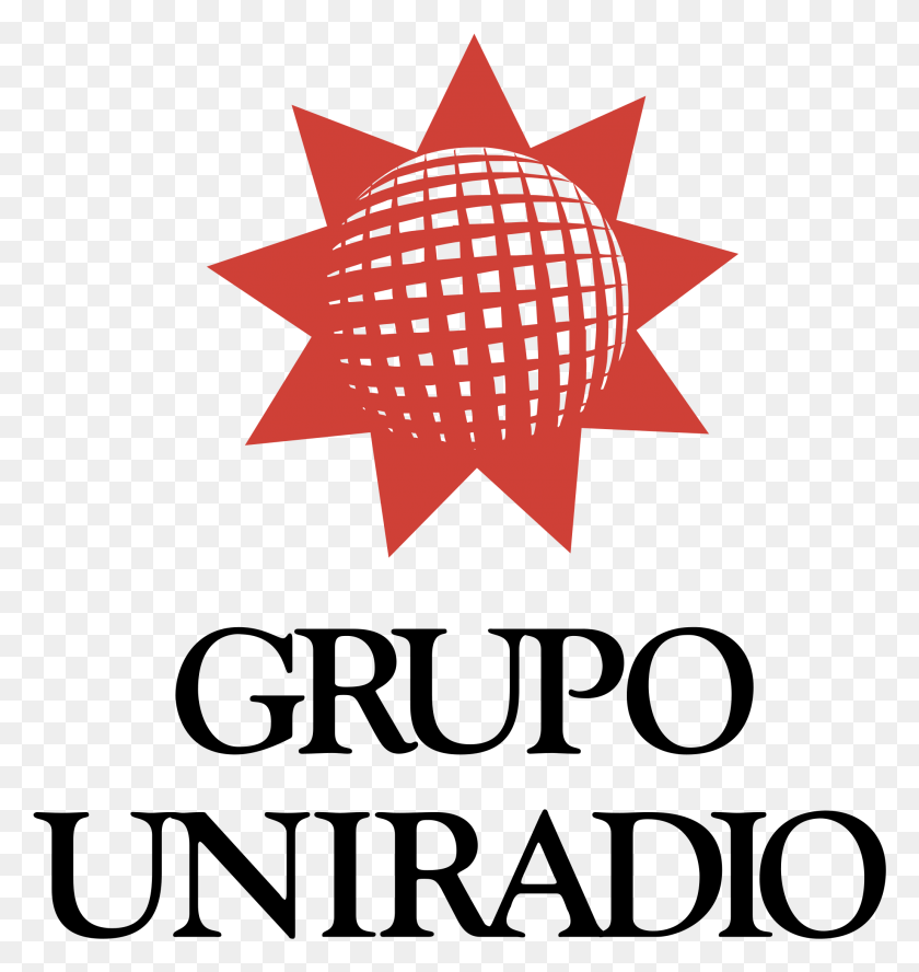 2063x2191 Uniradio Grupo Logo Transparent Grupo Uniradio, Symbol, Star Symbol HD PNG Download